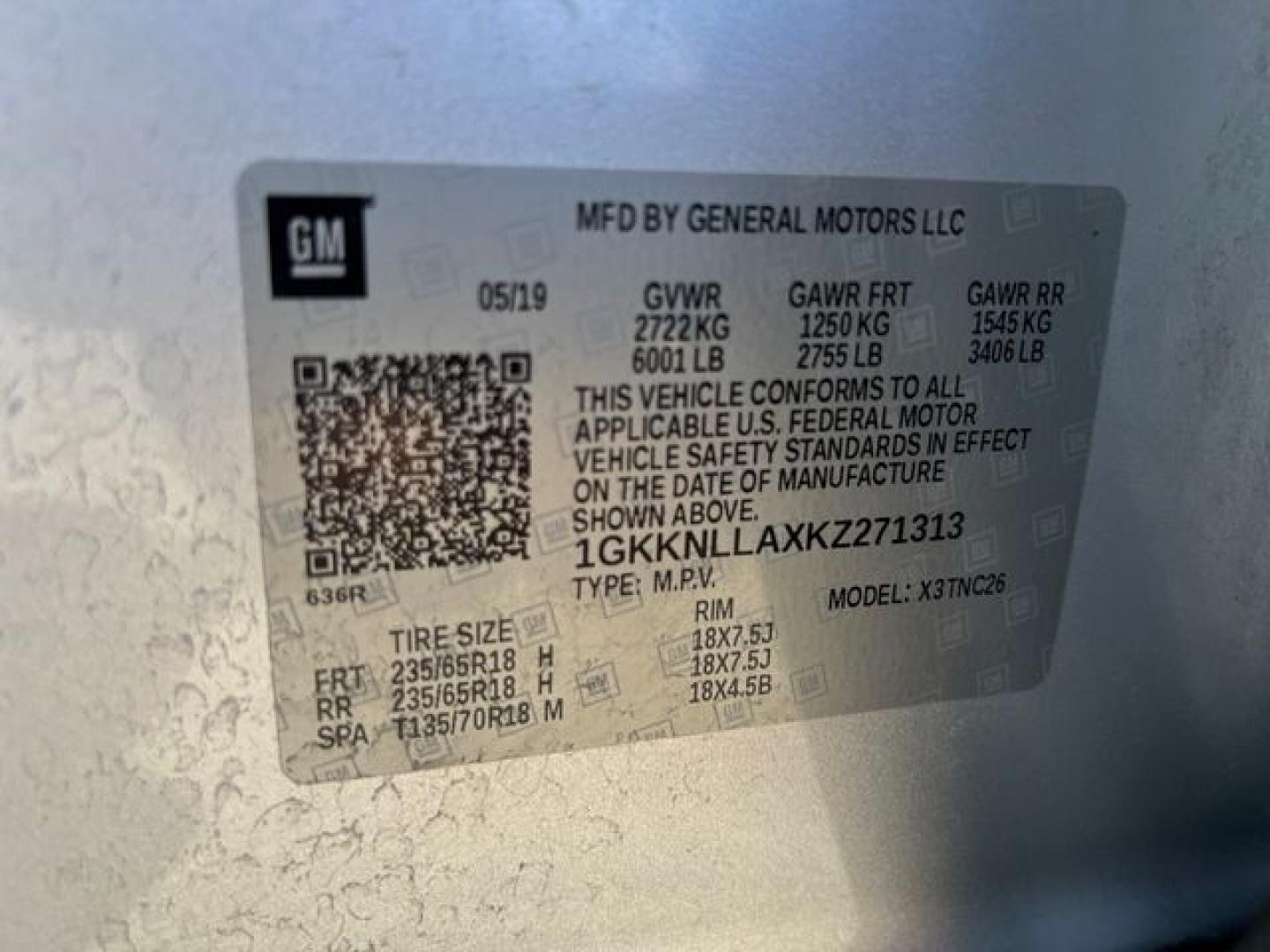 2019 SILVER /Black Cloth GMC ACADIA SLE (1GKKNLLAXKZ) with an 2.5L engine, Automatic transmission, located at 11100 Summerlin Square Dr., Fort Myers Beach, FL, 33931, (239) 999-7777, 26.493452, -81.938683 - Photo#20