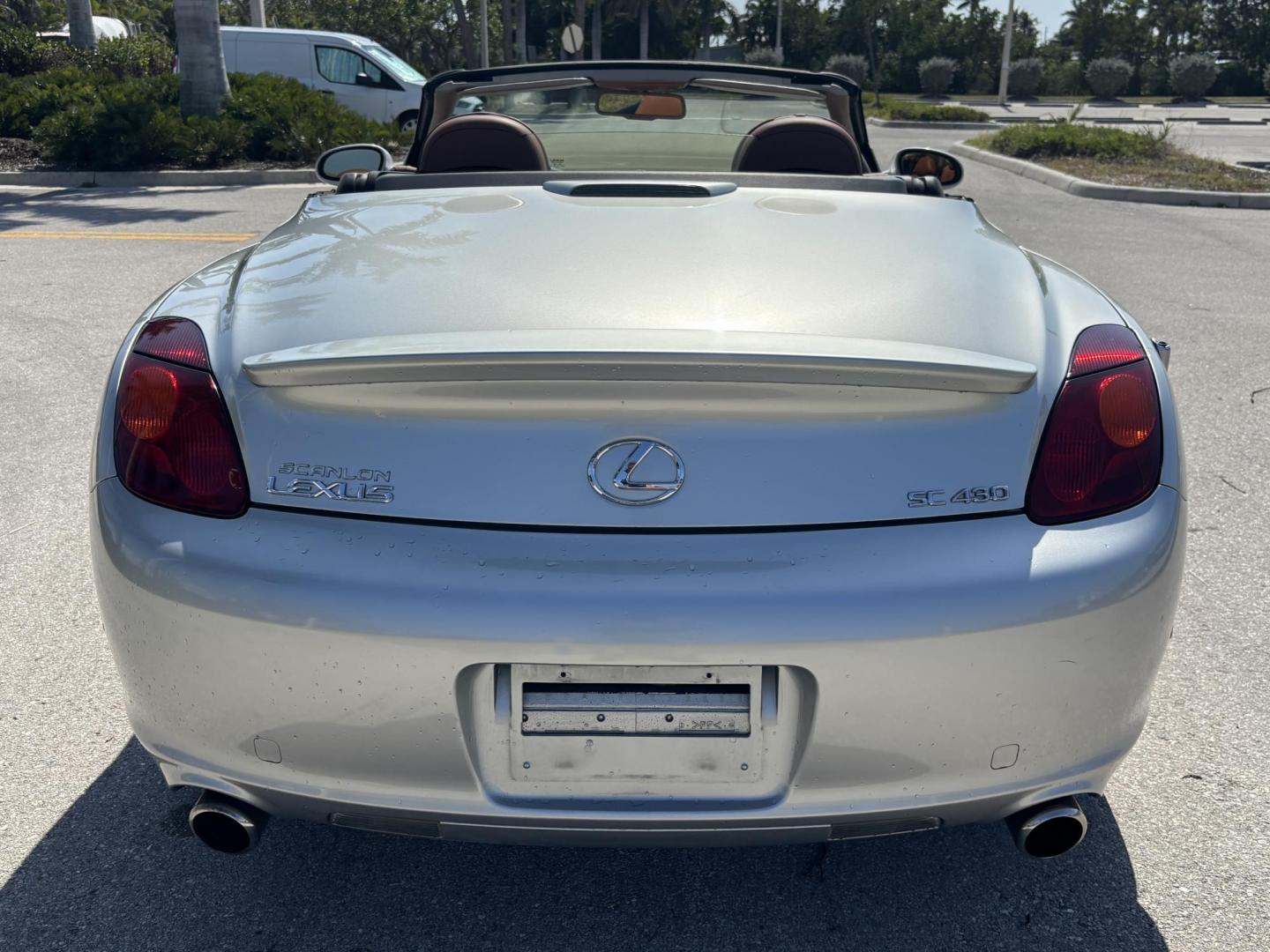 2002 SILVER /BROWN Lexus SC 430 Convertible (JTHFN48Y820) with an 4.3L V8 DOHC 32V engine, 5-Speed Automatic Overdrive transmission, located at 11170 Summerlin Square Dr., Fort Myers Beach, FL, 33931, (239) 999-7777, 26.493546, -81.941628 - Photo#12