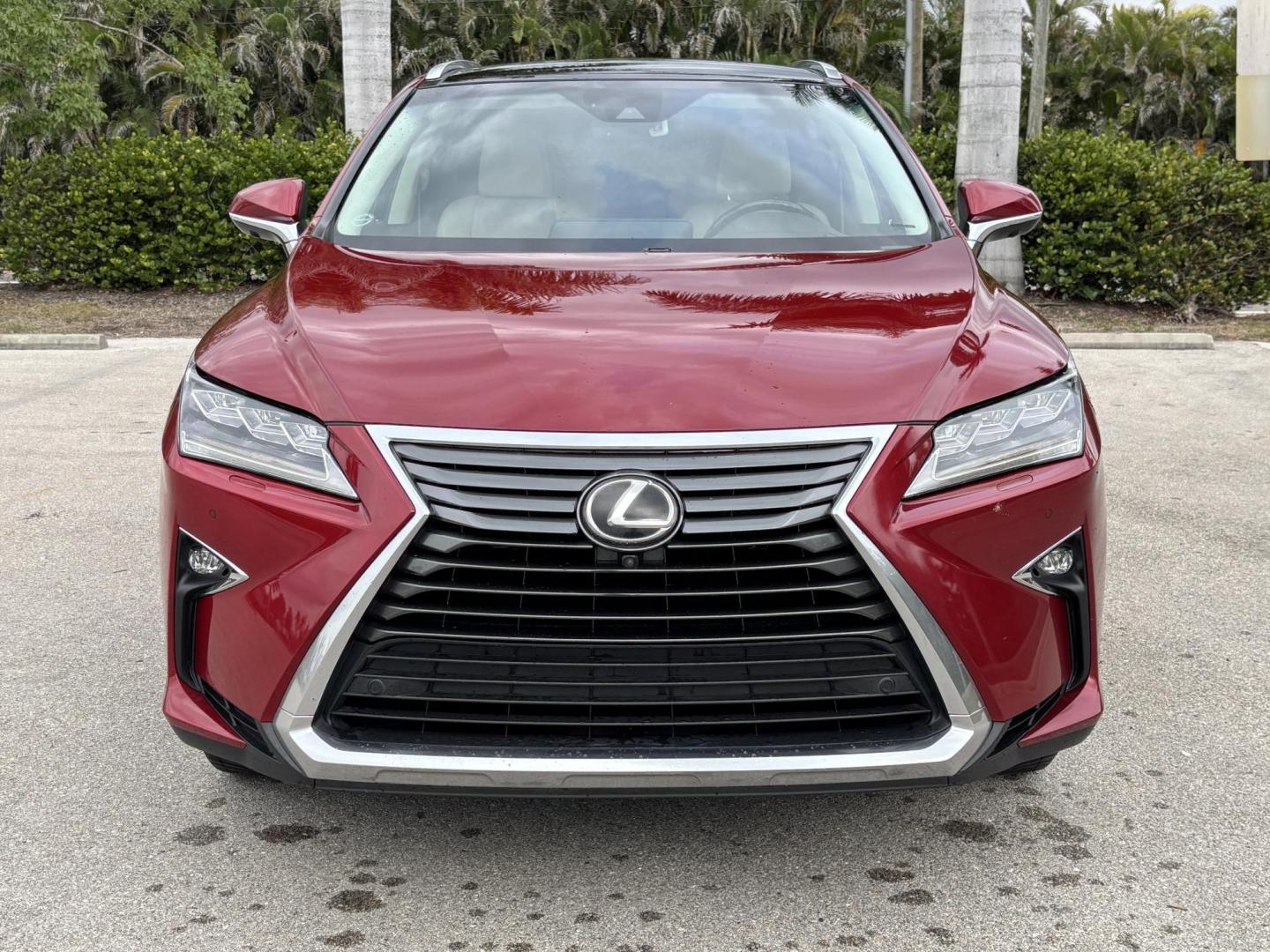 2016 RED /TAN LEXUS RX 350 (2T2ZZMCA4GC) with an 3.5L engine, Automatic transmission, located at 11170 Summerlin Square Dr., Fort Myers Beach, FL, 33931, (239) 999-7777, 26.493546, -81.941628 - 2 Owner No Damage, No Accident Carfax Florida Owned Clean Title - Photo#1