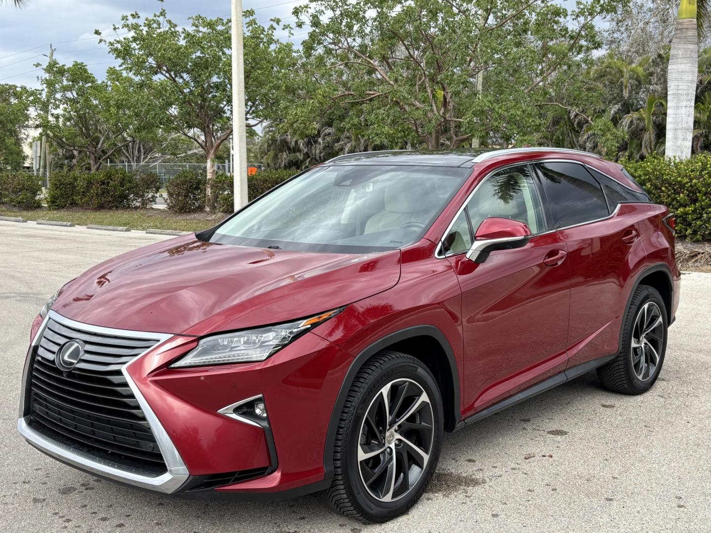 2016 RED /TAN LEXUS RX 350 (2T2ZZMCA4GC) with an 3.5L engine, Automatic transmission, located at 11170 Summerlin Square Dr., Fort Myers Beach, FL, 33931, (239) 999-7777, 26.493546, -81.941628 - 2 Owner No Damage, No Accident Carfax Florida Owned Clean Title - Photo#0